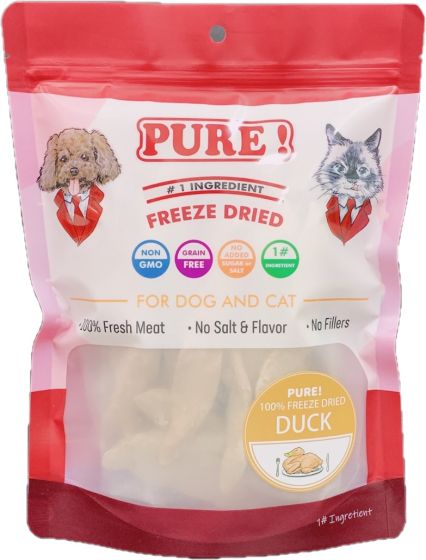Pure  凍乾 100% 純鴨胸肉 100g
