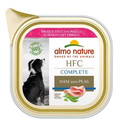 Almo Nature HCF Complete Dog Food 85g Ham With Peas