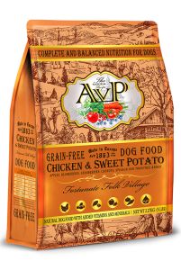 AVP  全犬糧 無殼物 - 雞肉 + 甜薯 5磅