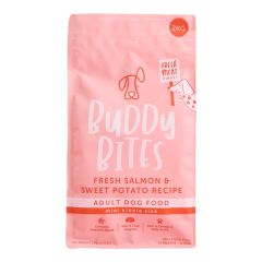 Buddy Bites 三文魚甜薯乾狗糧 2公斤 (細粒)