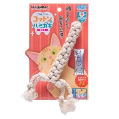 84549 貓貓潔齒長棉繩玩具(附加貓草粉)