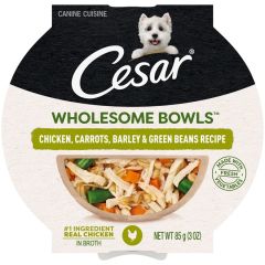 Cesar 鮮肉主食碗 - 雞肉+胡蘿蔔+大麥+四季豆 85g