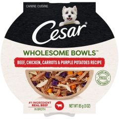 Cesar 鮮肉主食碗 - 牛肉+胡蘿蔔+紫薯 85g