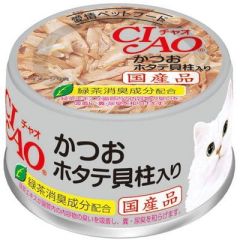 Ciao  鰹魚+帶子 85g (A-84)