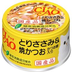 Ciao  雞肉 + 燒鰹魚 + 鰹魚節 85g (C-54)