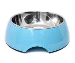 不銹鋼圓形寵物碗 XL - 27*9cm  (BB藍)