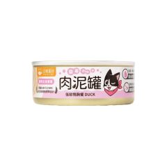 貓主食罐 益菌POO+肉泥罐-低敏鴨胸 80g