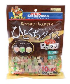 Doggyman Mouthful Dice Sasami Mix 300g