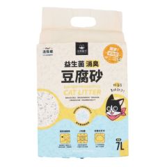 益生菌消臭豆腐砂 原味(米粒型) 2.7kg 黃色
