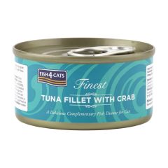 Fish4Cats 吞拿魚塊及蟹肉貓罐頭 70g