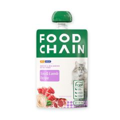 Food Chain  貓用全營養生骨肉主食醬包 - 吞拿魚 + 羊肉 80g
