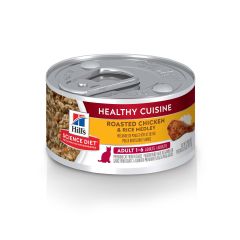 Hill's Adult Healthy Cuisine Roasted Chicken & Rice Medley Cat Food 2.8oz