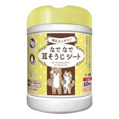 耳部護理清潔濕紙巾(犬貓用)(60枚) 櫻花香