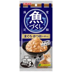Inaba 魚盛 吞拿魚 鰹魚 魷魚入 60g x 3