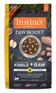 Instinct 無穀物+凍乾生肉粒全貓(雞)糧 5磅*exp.date 2025/12*