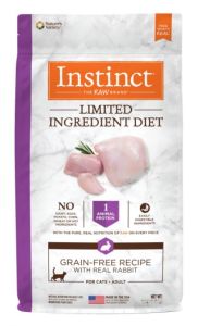 Instinct 單一蛋白兔肉貓糧 10磅