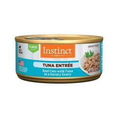Instinct 無穀物肉汁吞拿魚片貓用主食罐頭 5.5oz