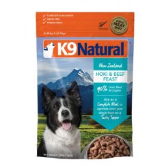 K9 Natural 凍乾狗糧 - 牛肉藍尖尾鱈魚盛宴 500g