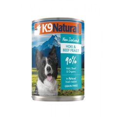 K9 Natural 狗罐頭 - 牛肉藍尖尾鱈魚盛宴 370g