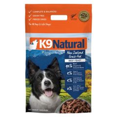 K9 Naturals  凍乾狗糧 - 牛肉盛宴 1.8kg
