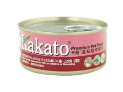 Kakato  罐頭 - 雞 + 三文魚 + 菜 170g