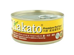 Kakato 罐頭 - 雞、牛肝 + 菜 170g