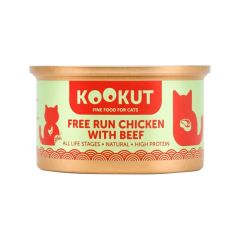 KOOKUT 放養雞牛肉 70g 貓罐頭
