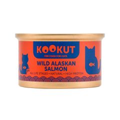KOOKUT 野生阿拉斯加三文魚 70g 貓罐頭 