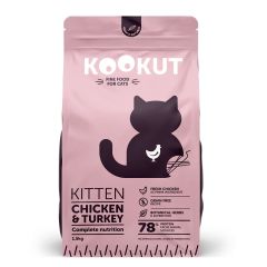 KOOKUT 天然無穀物幼貓糧-雞肉火雞肉 1.5kg