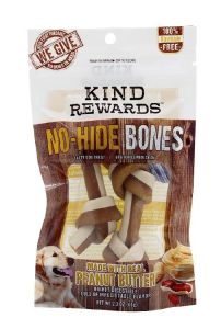 Kind Rewards Knotted Bones 4" Peanut Butter 2pcs