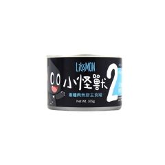 怪獸部落  貓咪小怪獸無膠主食罐 鯖魚+雞 165g