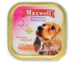 Maxwell  狗罐頭 - 嫩肉三文魚 100克