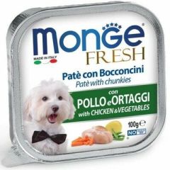 Monge Fresh 雞肉蔬菜狗餐盒 100g