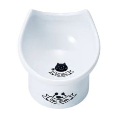 Marukan 貓用高身陶瓷餵食碗 