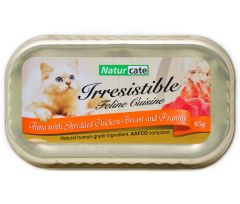 Naturcate  貓罐頭 白肉吞拿魚+雞肉+蝦 85g