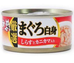 三才 吞拿魚 . 白飯魚 . 蟹肉汁 80g (MI-6)