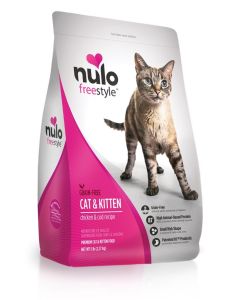 NULO 無穀物雞,鱈魚幼及成貓配方 12 lb