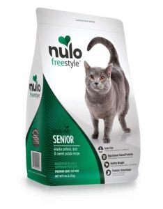 NULO 無穀物鱈魚,鴨,甘薯老貓配方 5lb
