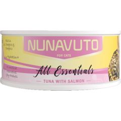 Nunavuto 吞拿魚片+三文魚濃湯貓罐 75g NU-63