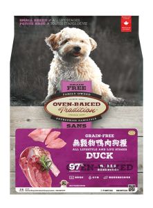 OBT - 無穀物鴨肉配方狗糧 10磅 (細粒裝)
