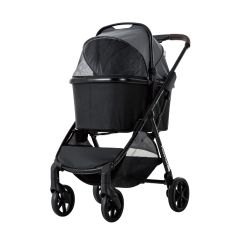 Piccolo Eco Liona 寵物手推車 - 炭黑色  負重:20kg (包雨套) (86205)