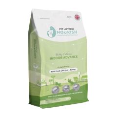 "活力" 貓糧 - 室內貓配方/鮮雞肉+火雞 1kg