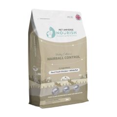 "活力" 貓糧 - 化毛球配方/鮮雞肉&白身魚 1kg