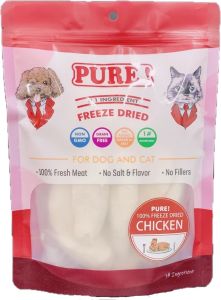 Pure  凍乾 100% 純雞胸肉 100g