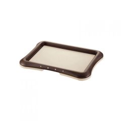 Richell Snap-In Litter Pan Wide - Dark Brown