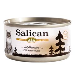 Salican  雞肉配方貓罐頭 (慕絲) 85g (淺啡)