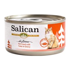 Salican 吞拿魚貓罐頭 (肉汁) 85g (橙)