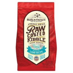 Stella & Chewy's Raw Coated Kibble Grain-Free Grass-Fed Lamb Recipe Dog Food 22lb