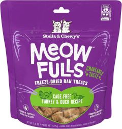 Stella & Chewy's 喵呼 火雞+鴨凍乾小食 1.5oz