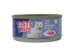 Tasty Prize  貓罐頭 - 吞拿魚伴白飯魚 (灰色) 70克